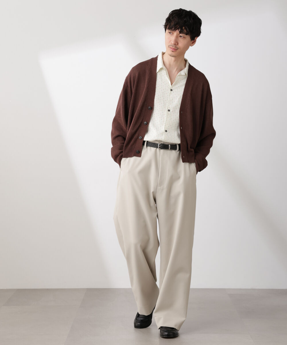 nano･universe「シアーニットカーディガン」|ニット・セーター|