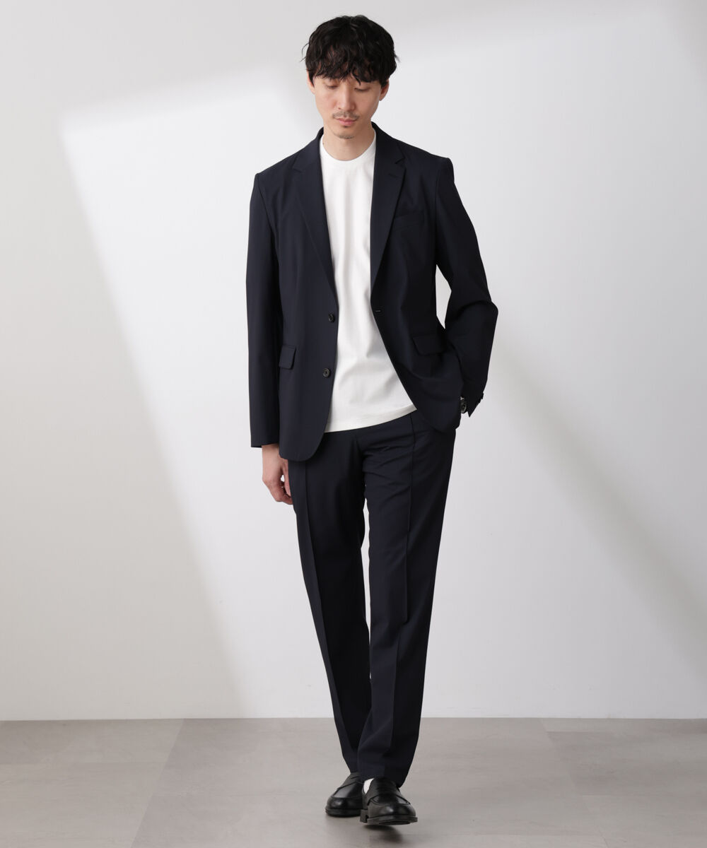 nano･universe「｢N TROUSERS BASIC｣トロピカルストレッチパンツ（セットアップ可）」|スーツ|