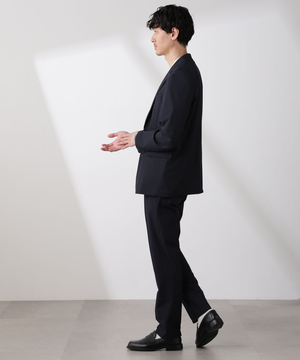 nano･universe「｢N TROUSERS BASIC｣トロピカルストレッチパンツ（セットアップ可）」|スーツ|