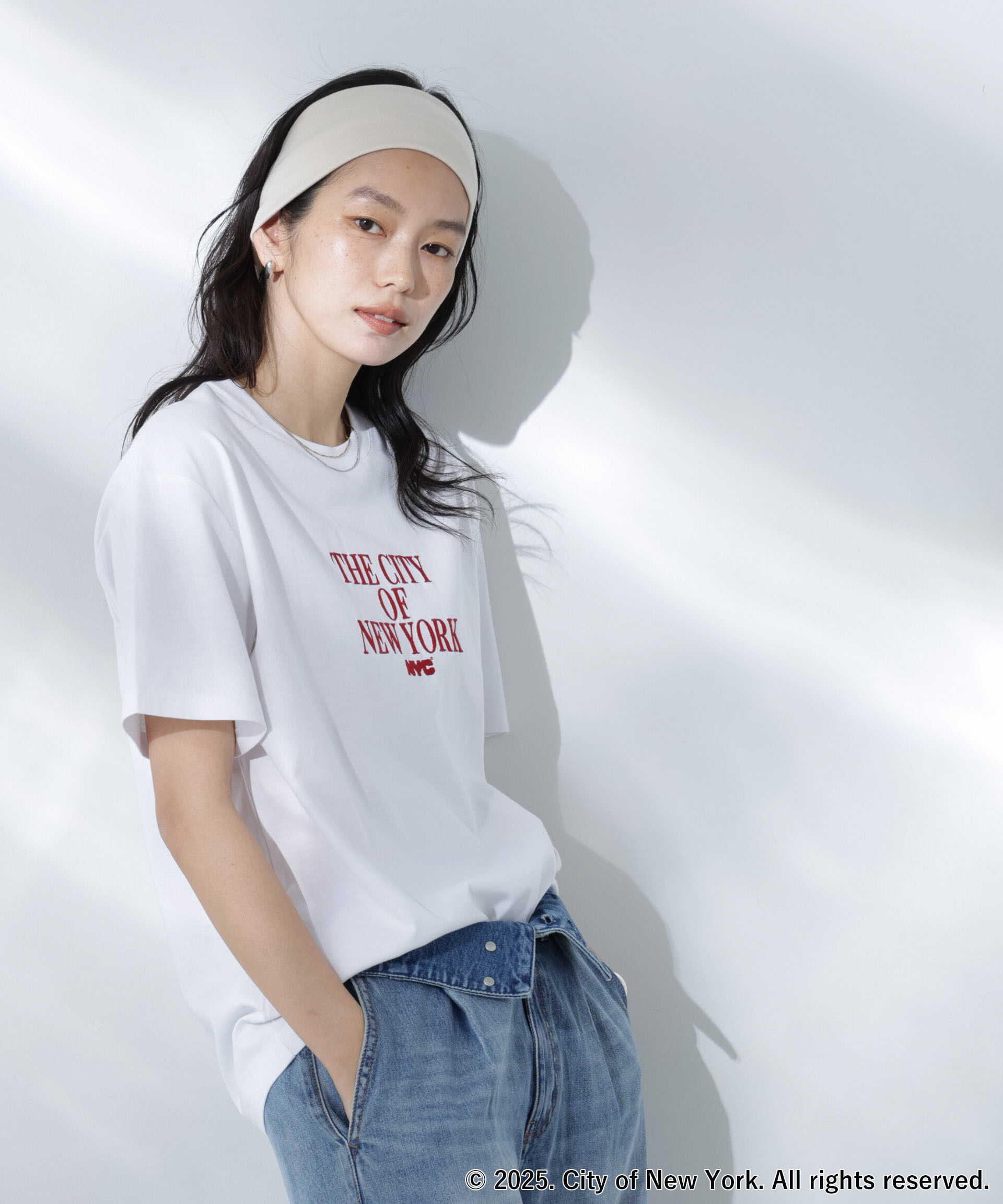 nano･universe「GOOD ROCK SPEED&times;Anti Soaked(R) 汗染み防止 NYC Tシャツ」|Tシャツ・カットソー|