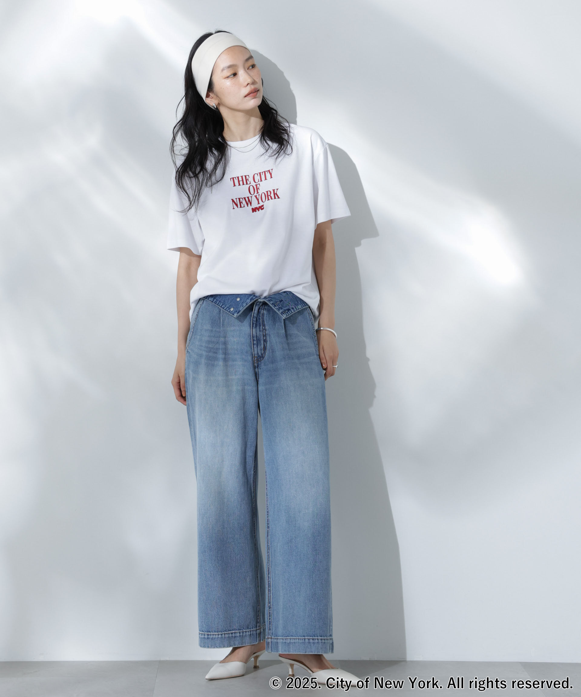 nano･universe「GOOD ROCK SPEED&times;Anti Soaked(R) 汗染み防止 NYC Tシャツ」|Tシャツ・カットソー|