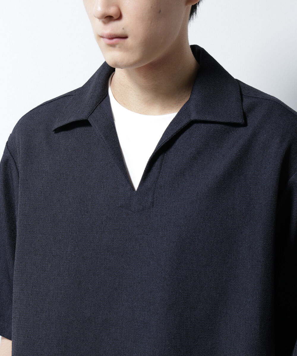 nano･universe「「MC」coveross(R)EOS ポリエステル ブッチャースキッパーシャツ」|シャツ・ブラウス|