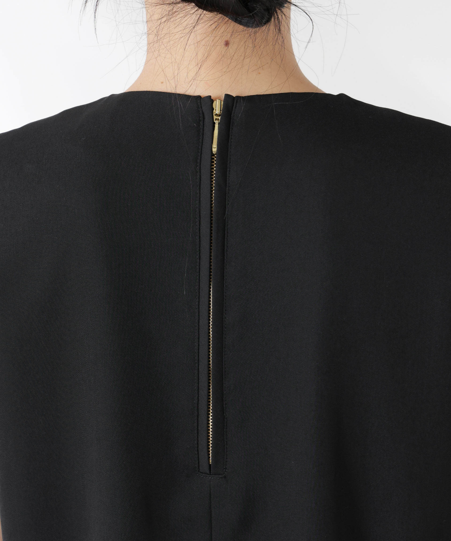 nano･universe「ダブルクロスフロントレイヤードブラウス (セットアップ可)」|シャツ・ブラウス|