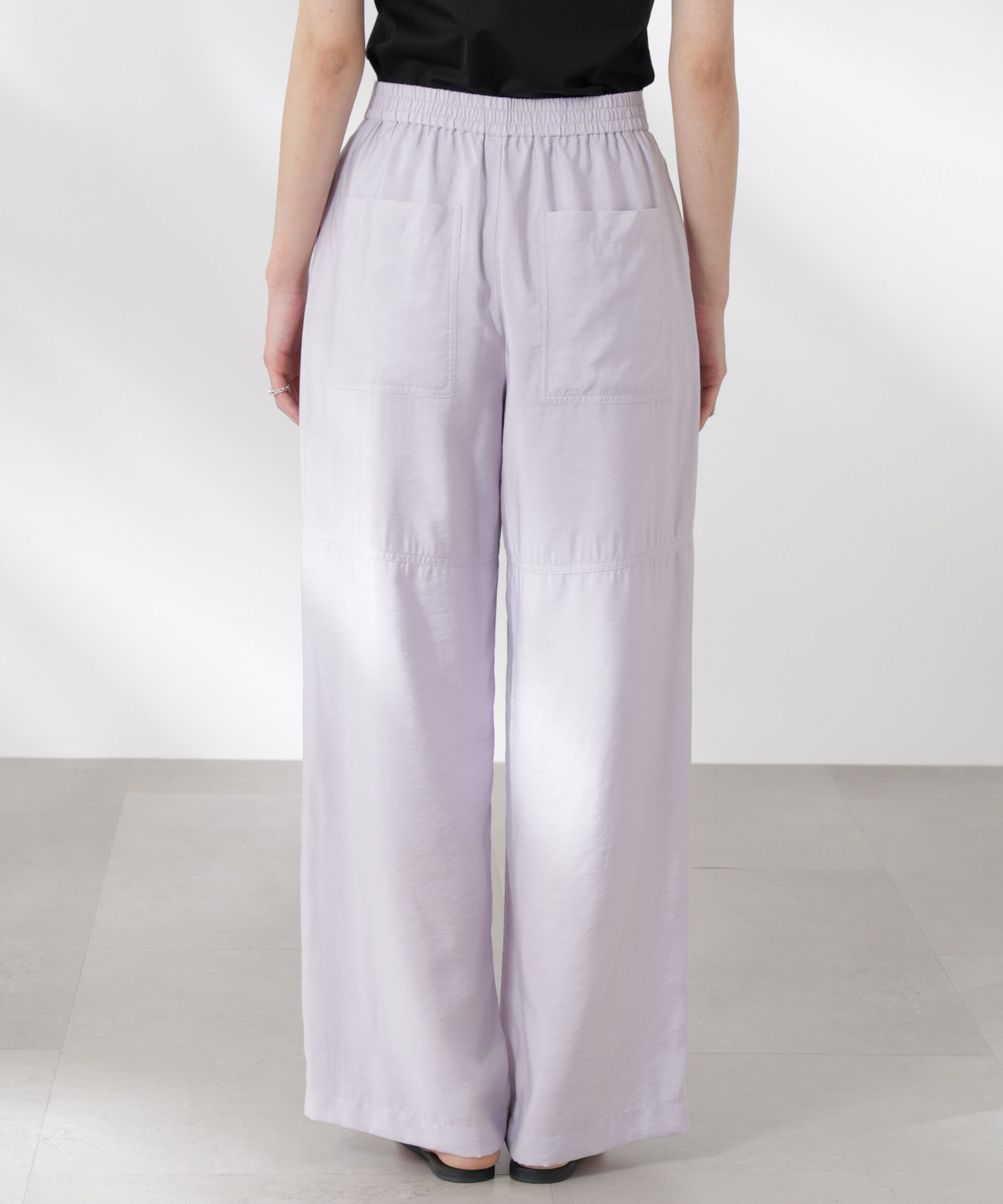 nano･universe「リラックスワイドパンツ」|チノ|