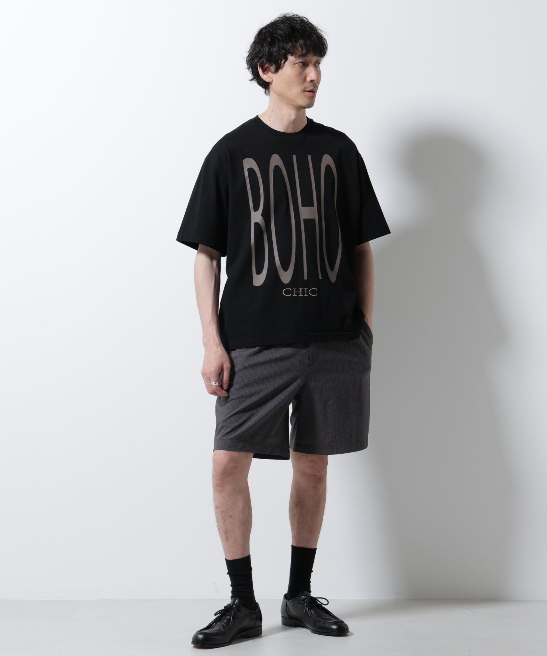 nano･universe「DotAir(R)サッカーストレッチイージーショートパンツ/吸水速乾」|チノ|