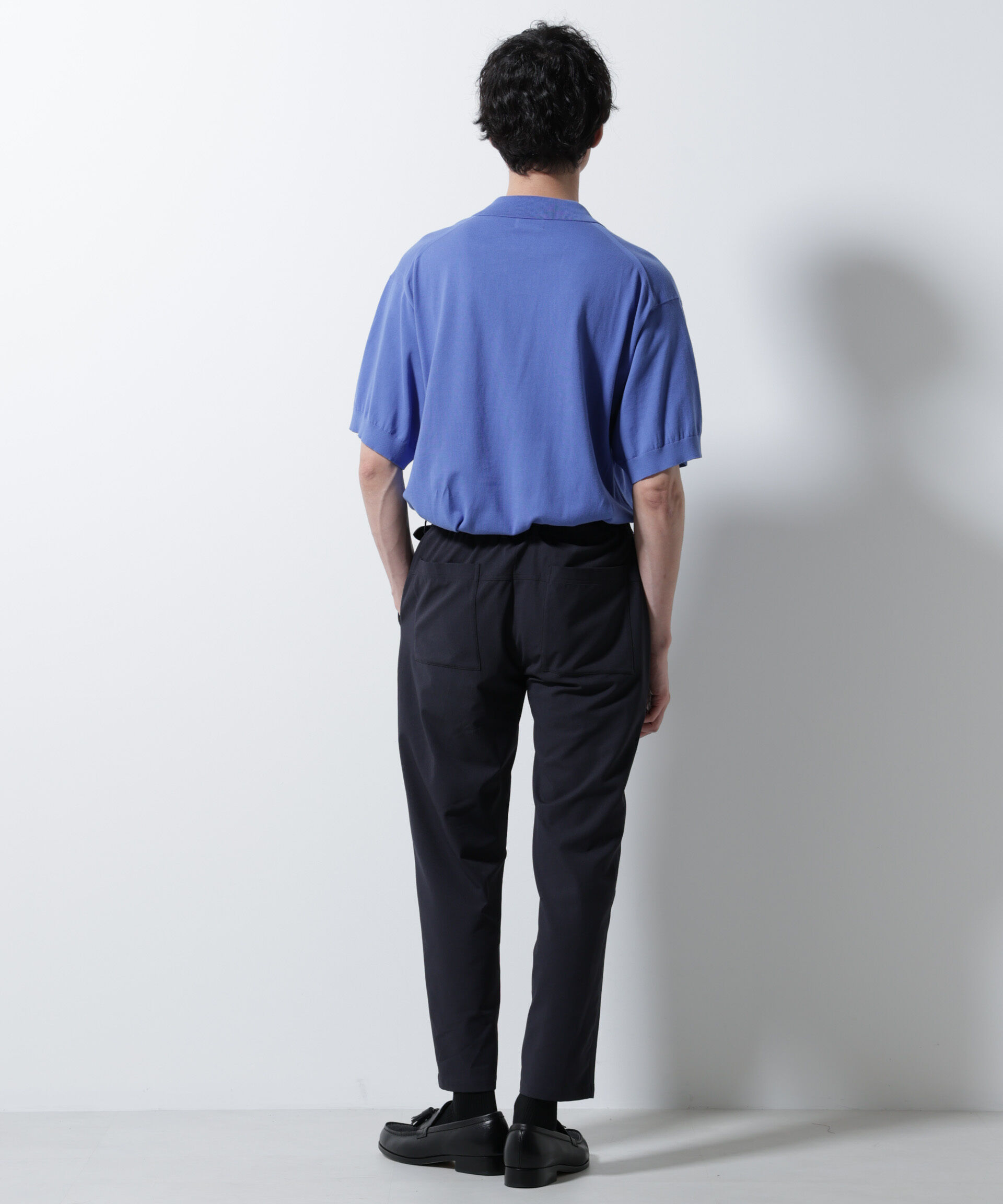 nano･universe「DotAir(R)ミニホールストレッチイージーパンツ/吸水速乾(セットアップ可)」|チノ|