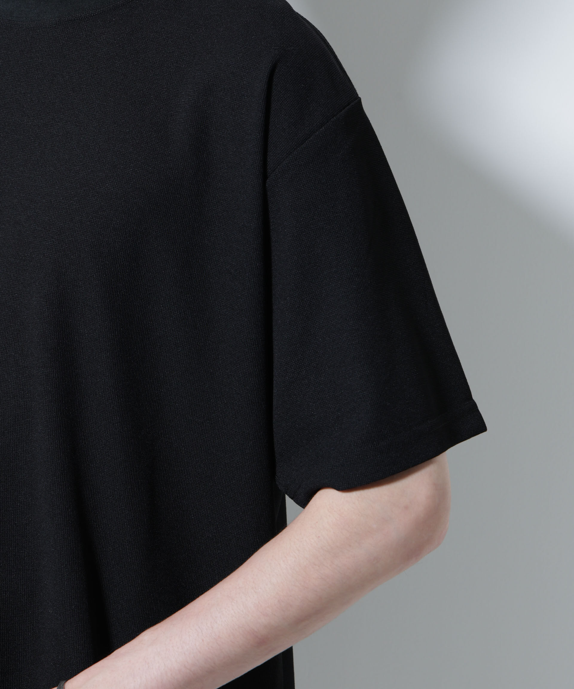 nano･universe「メランジサーフニットＴシャツ半袖」|ニット・セーター|