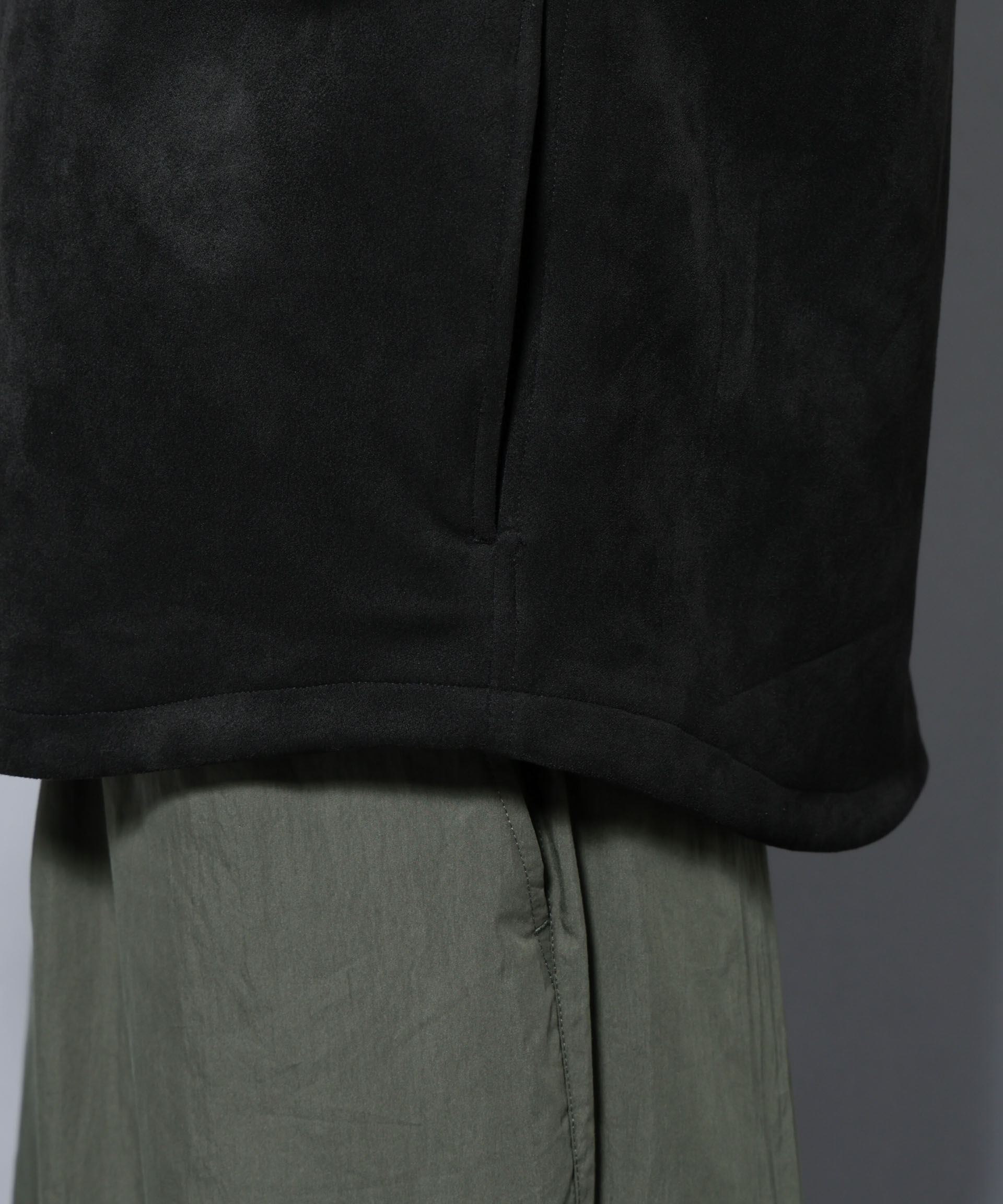 nano･universe「フェイクスエードシャツ 長袖」|シャツ・ブラウス|