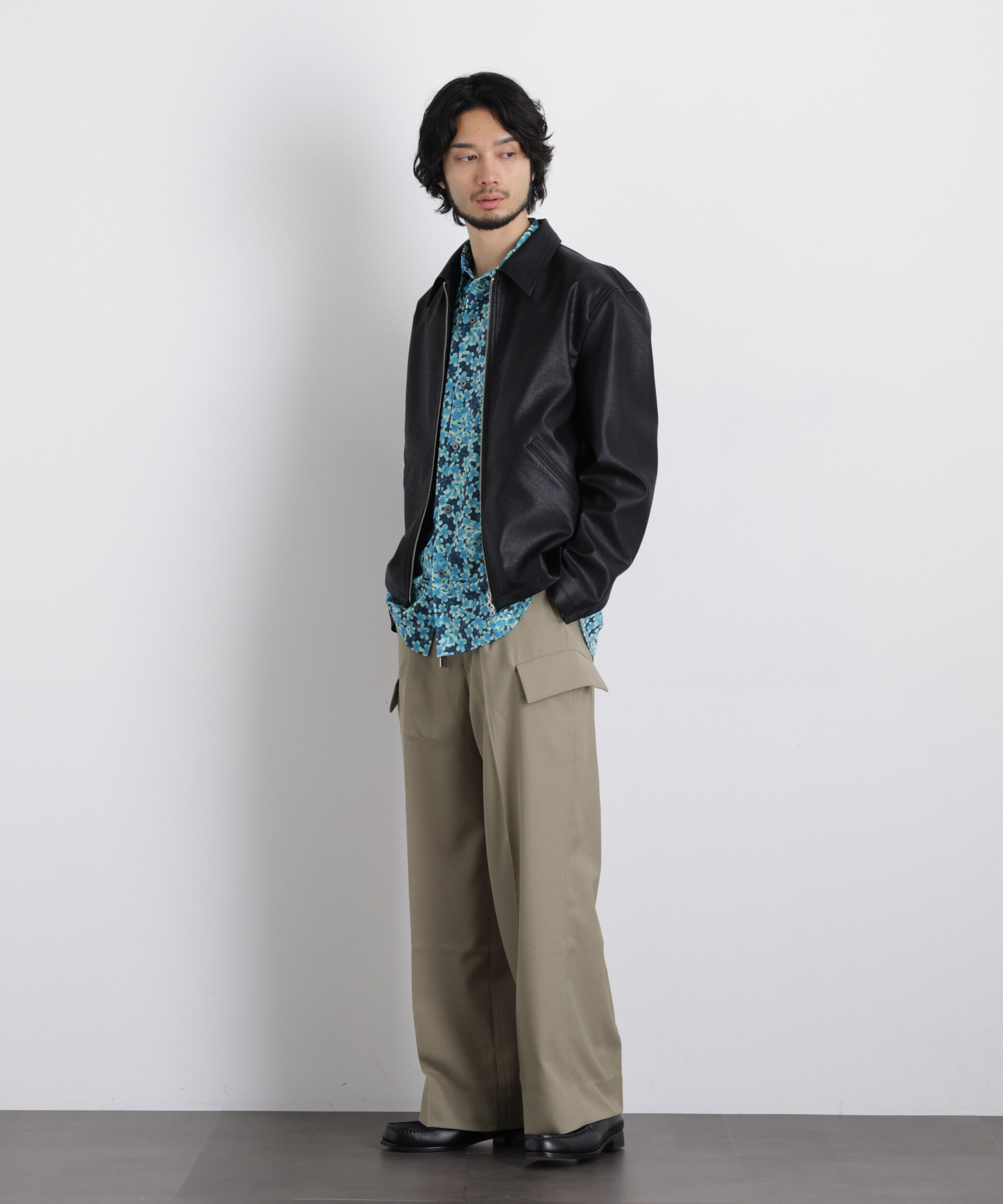 nano･universe「「Gavante」ドライギャバワイドカーゴパンツ」|チノ|