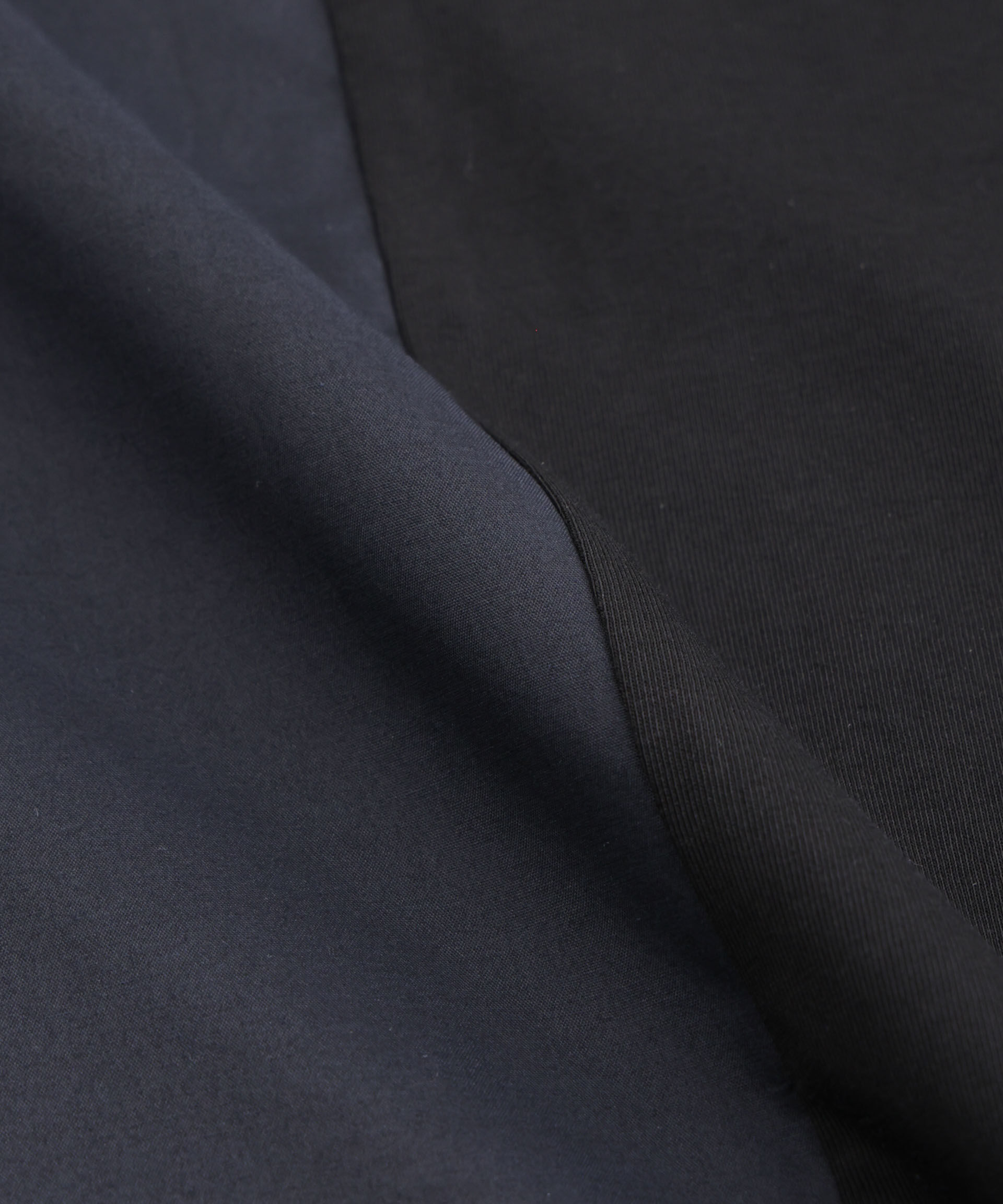 nano･universe「サイドバイカラーギャザー布帛コンビカットワンピース」|ワンピース|