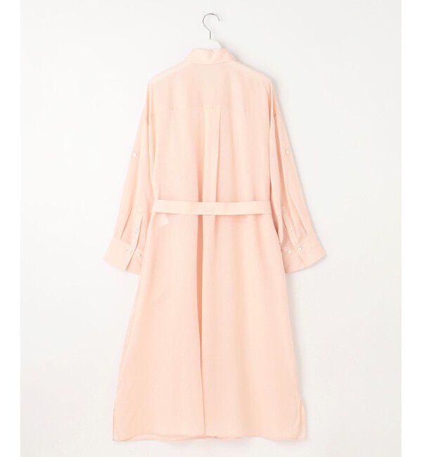 自由区「【洗える】テンセルリネンシャツワンピース」|ワンピース|