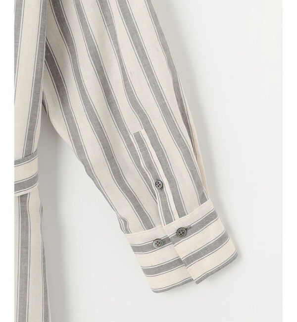 自由区「【洗える】テンセルリネンシャツワンピース」|ワンピース|