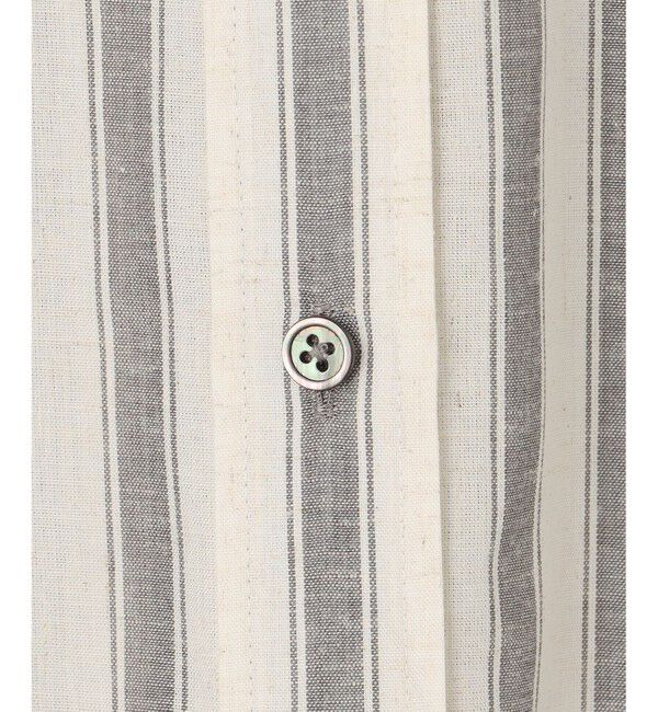 自由区「【洗える】テンセルリネンシャツワンピース」|ワンピース|