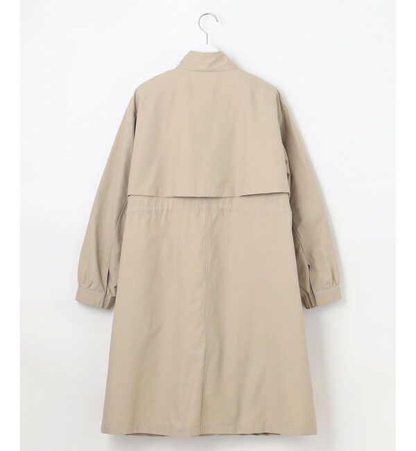 自由区「【撥水加工・洗える】コットンナイロンタッサーライナー付きスタンドカラー コート」|その他|