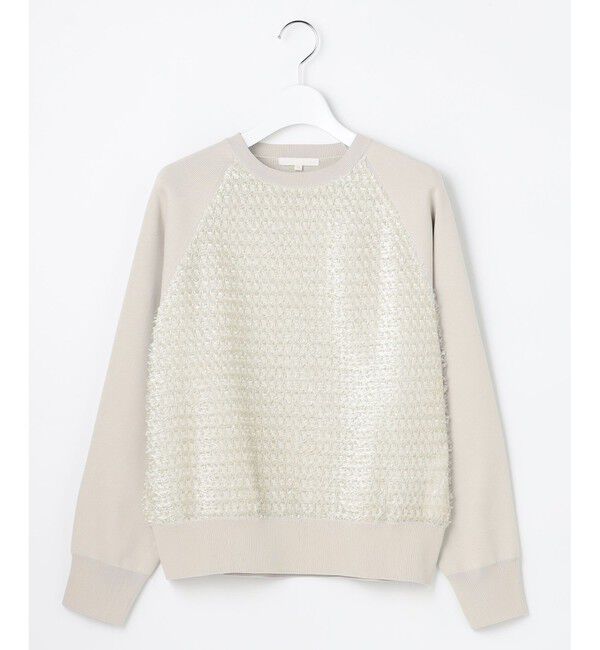 自由区「ジャカードコンビ プルオーバー」|ニット・セーター|