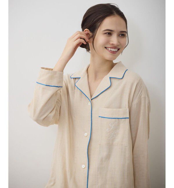 自由区「【WEB限定】オーガニックコットンパジャマ」|ルームウェア|ｲｴﾛｰｽﾄ