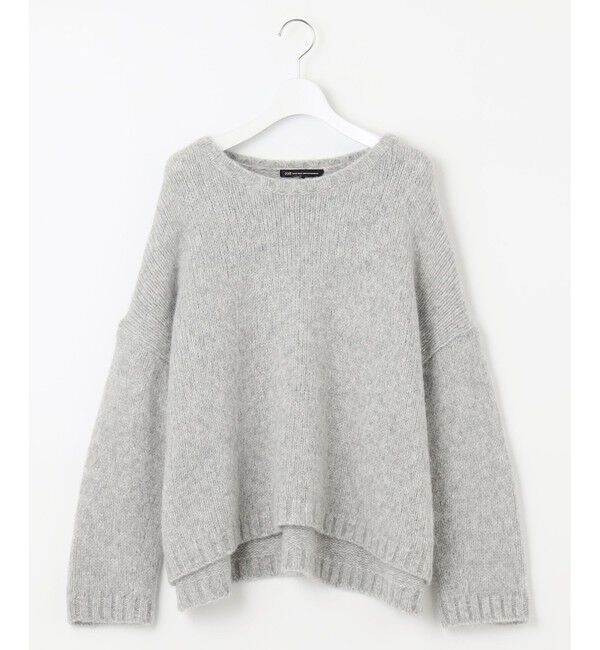 23区「【滝沢眞規子さん着用】ベビーアルパカ クロップド ニット」|ニット・セーター|