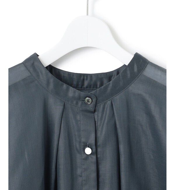 23区「【洗える】ソフトシアーフィルム コンパクト ブラウス」|シャツ・ブラウス|