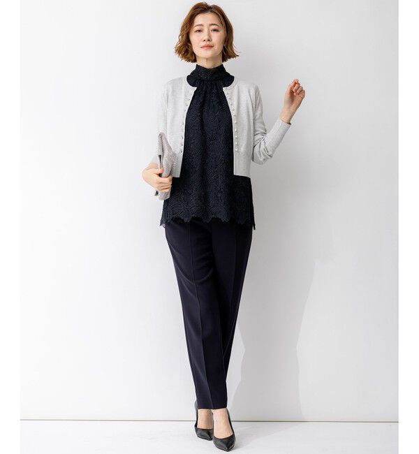 23区「【APPLAUDIR】コンパクト ラメカーディガン」|カーディガン|