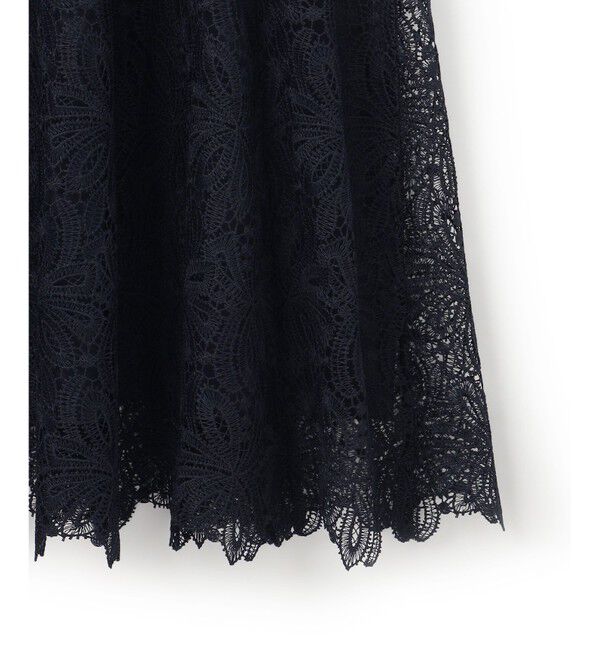 23区「【APPLAUDIR】Brocheリボンブーケレース ドレス」|ドレス|