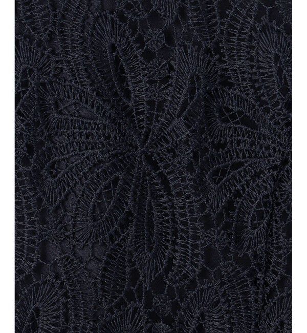 23区「【APPLAUDIR】Brocheリボンブーケレース ドレス」|ドレス|