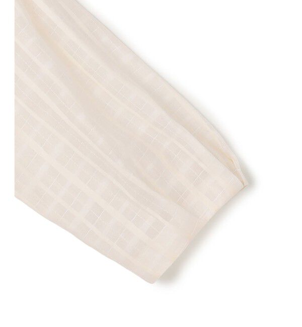 23区「シャドーシアーチェック 2WAY ブラウス」|シャツ・ブラウス|