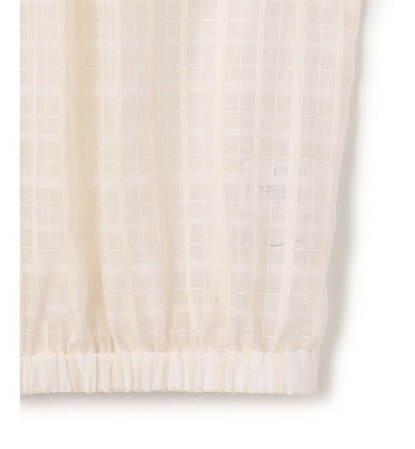 23区「シャドーシアーチェック 2WAY ブラウス」|シャツ・ブラウス|