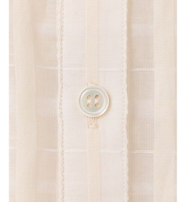 23区「シャドーシアーチェック 2WAY ブラウス」|シャツ・ブラウス|