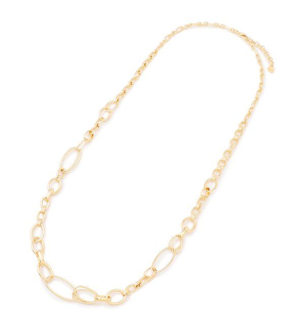 23区「ミックスリング チェーン ネックレス」|ネックレス|