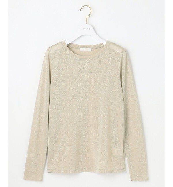 ANY SIS「【洗える】シアーラメ インナー」|Tシャツ・カットソー|