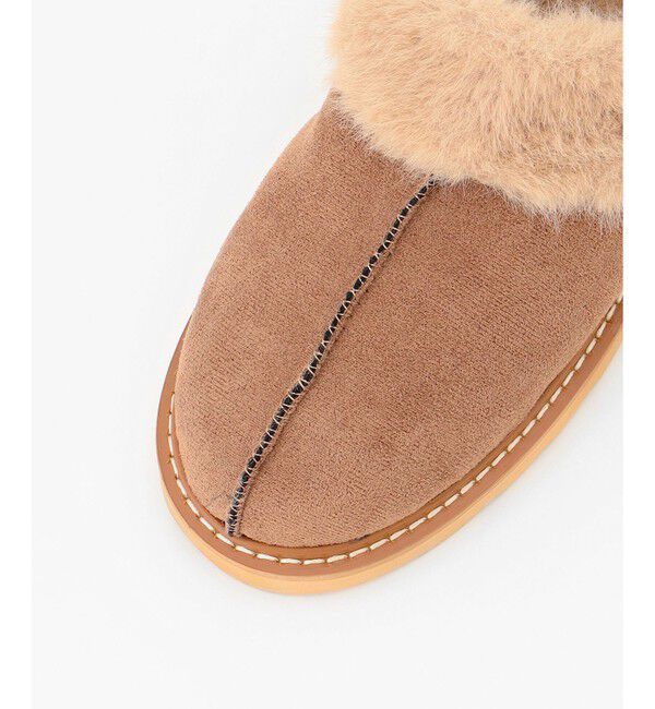 ANY SIS「【WEB・一部店舗限定】2WAYフェイク ムートン サンダル」|サンダル|