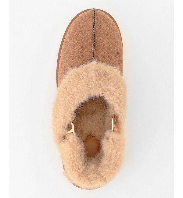 ANY SIS「【WEB・一部店舗限定】2WAYフェイク ムートン サンダル」|サンダル|