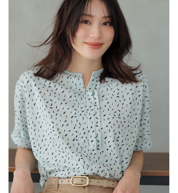 ANY SIS「ジョーゼットフロントタック プルオーバー」|Tシャツ・カットソー|