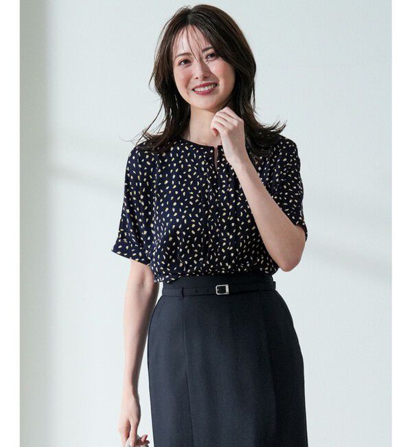 ANY SIS「ジョーゼットフロントタック プルオーバー」|Tシャツ・カットソー|