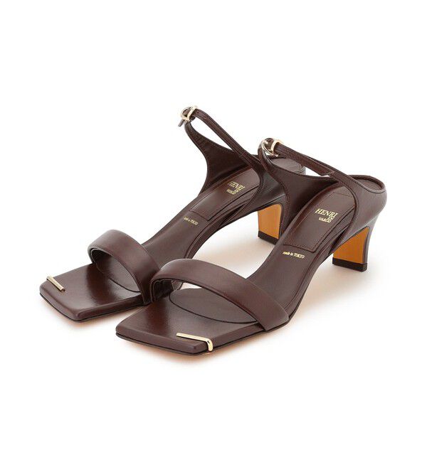 BEIGE,「【一部店舗限定】HENRI EN VARGO / MAY アクセサリーサンダル」|サンダル|Dark Brown