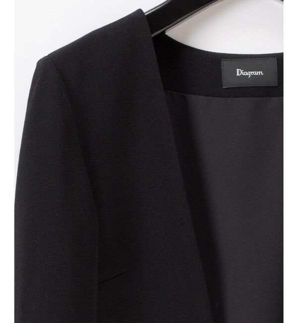 Diagram「イレギュラーボレロ」|ノーカラージャケット|