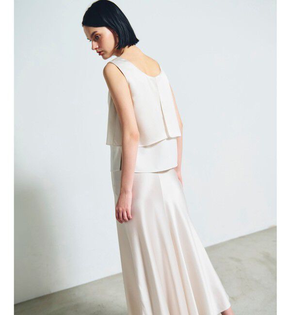 Grace Class「バックコンシャスサテンノースリーブ」|シャツ・ブラウス|