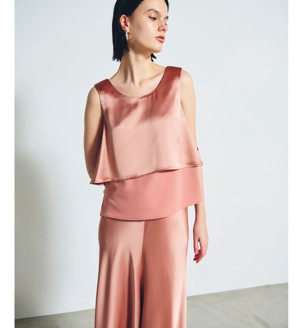 Grace Class「バックコンシャスサテンノースリーブ」|シャツ・ブラウス|