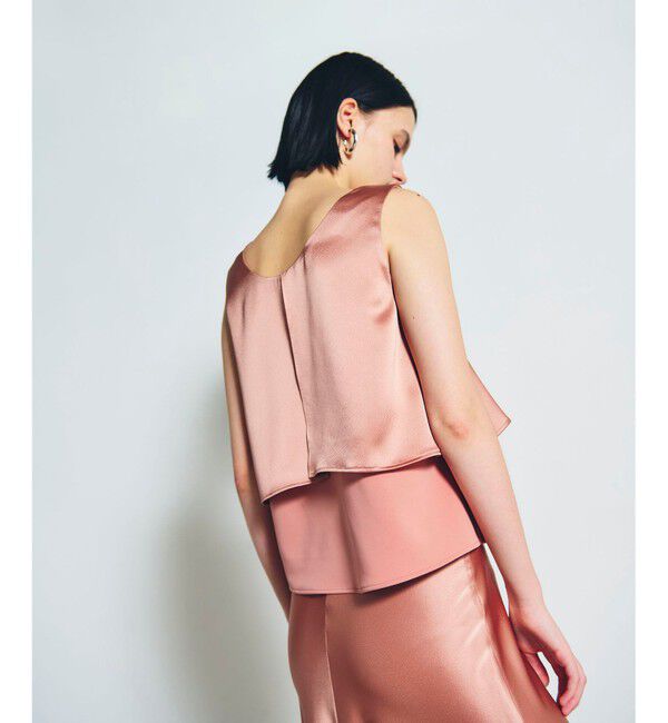 Grace Class「バックコンシャスサテンノースリーブ」|シャツ・ブラウス|