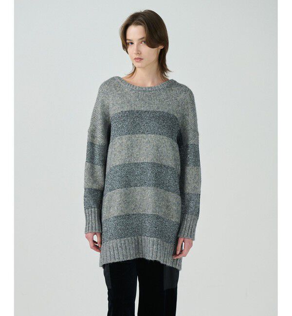 Grace Class「ラメボーダーニットトップ」|ニット・セーター|