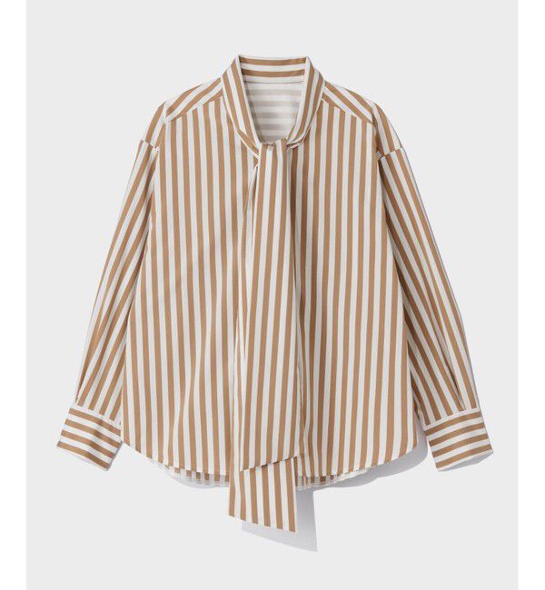 Grace Class「タフタストライプブラウス」|シャツ・ブラウス|