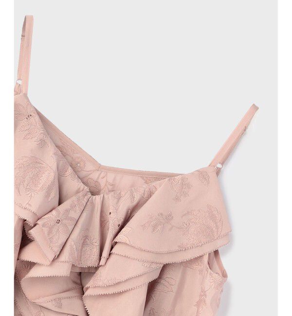 GRACE CONTINENTAL「エンブロイダリーキャミブラウス」|シャツ・ブラウス|