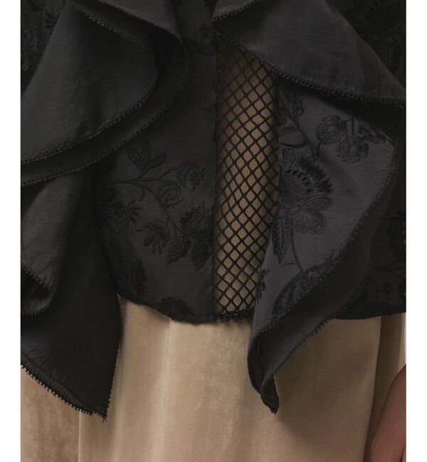 GRACE CONTINENTAL「エンブロイダリーキャミブラウス」|シャツ・ブラウス|