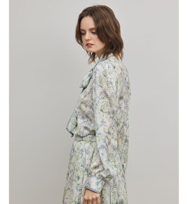 GRACE CONTINENTAL「フルーツフラワープリントトップ」|シャツ・ブラウス|