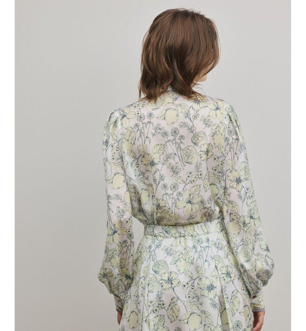 GRACE CONTINENTAL「フルーツフラワープリントトップ」|シャツ・ブラウス|