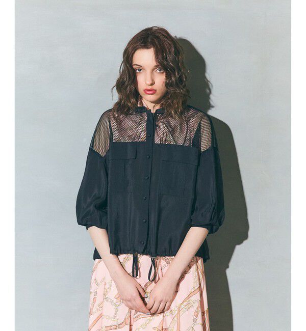 Grace Class「メッシュコンビシアーブルゾン」|ブルゾン・スタジャン|