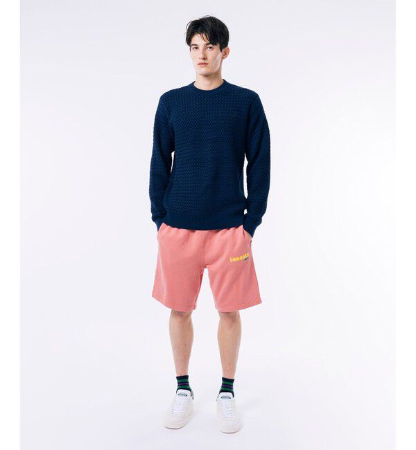 LACOSTE「ローゲージ バスケット編み ニットクルーネックセーター」|ニット・セーター|