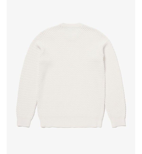 LACOSTE「ローゲージ バスケット編み ニットクルーネックセーター」|ニット・セーター|