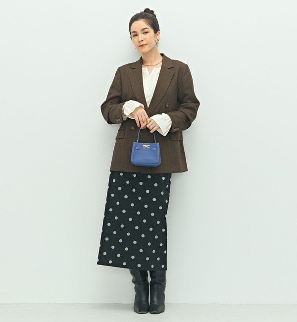 NOLLEY'S「楊柳サテン2WAYギャザーブラウス」|シャツ・ブラウス|