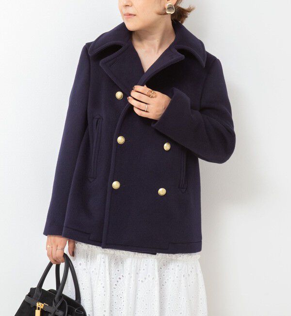NOLLEY'S「NMPピーコート」|ピーコート|ネイビー